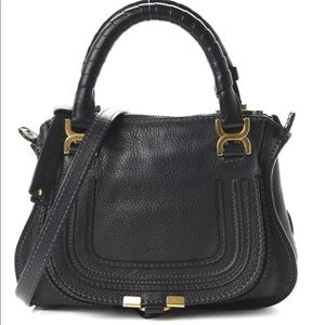 Chloe calfskin mini Marcie satchel bag